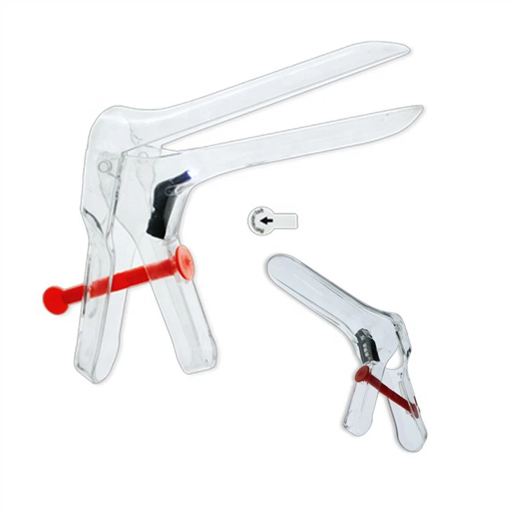 Medical Disposable French Side Screw Type S M L Plastic Vaginal Speculum