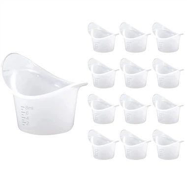 Toko Optik Rumah Sakit Gunakan 8ML 5ML Silicone Soft Eye Wash Cup Untuk Membersihkan Mata