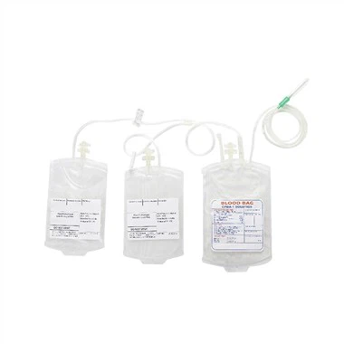 Medical Disposables Steril PVC Kantong Darah Kantong Darah Kantong Darah Tas Dengan CE Disetujui