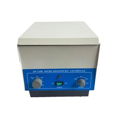 SH120 75mm 24 Tabung Kapiler Brushless Motor Lab Centrifuge Machine Micro Hematocrit Centrifuge