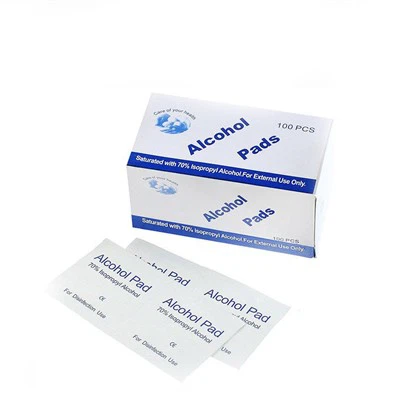 Hot Sale China Manufacturer Steril Non-woven Alcohol Pad Swab Sekali Pakai Medis Dengan CE